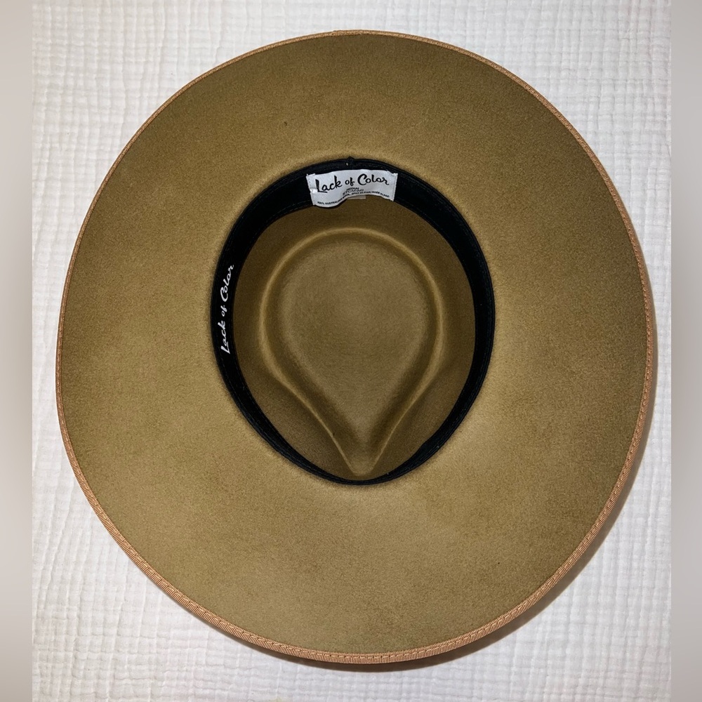 SOLD - Lack of Color Teak Rancher Wool Felt Fedora Hat - Picture 7 of 16